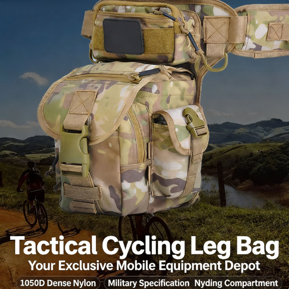 Cycling Gear Pouch - Taktyczna torba na nogę, saszetka biodrowa