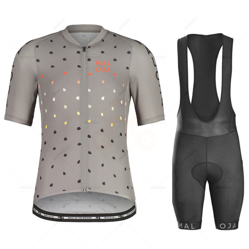 Cycling Gear Clothing - Maloja-zestaw odzieży rowerowej z krótkim rękawem,