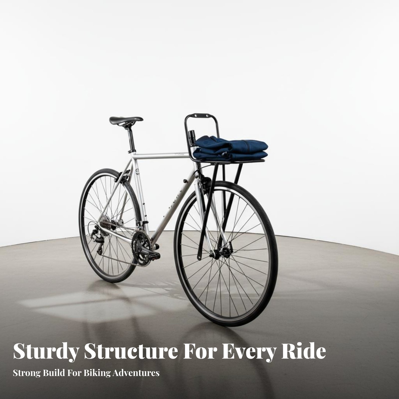 Bike Cargo Rack - Lekki aluminiowy bagażnik przedni na rower,