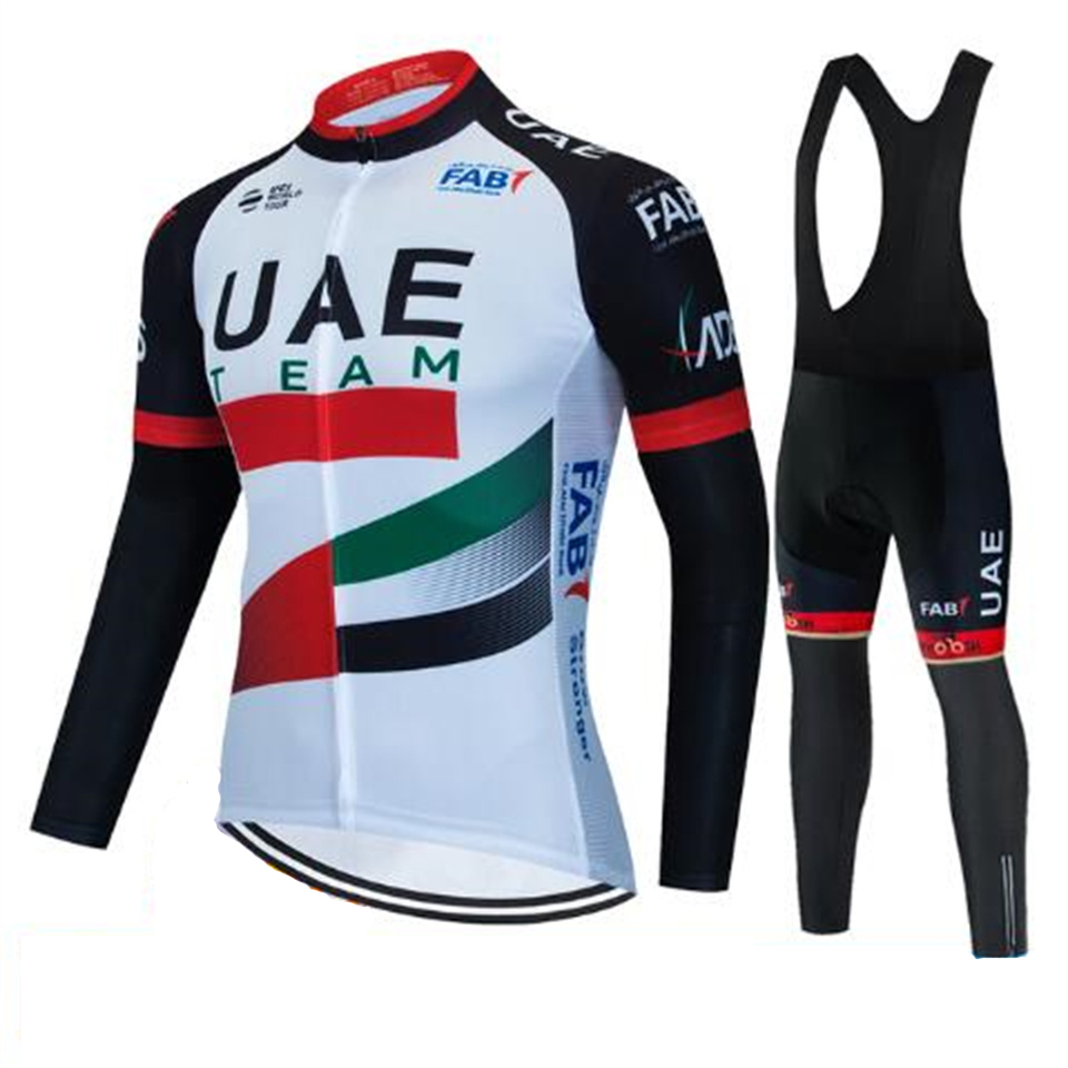 Cycling Gear Clothing - 2026 UAE Team Jesienny Zestaw Kolarski