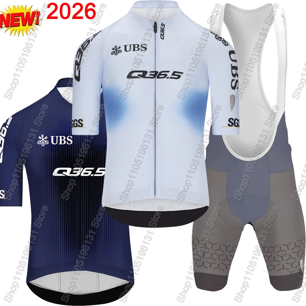 Padded Cycling Shorts - Zestaw kolarski Q36.5 Team 2026 Szwajcaria
