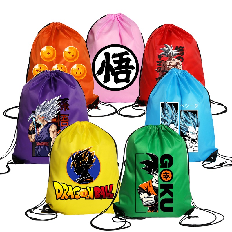 Cycling Gear Backpack - Torba ze sznurkiem Dragon Ball, plecak