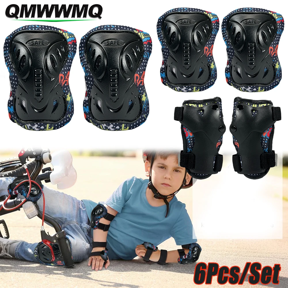 Cycling Protective Gear For Kids - Ochraniacze na kolana dla dzieci Zestaw