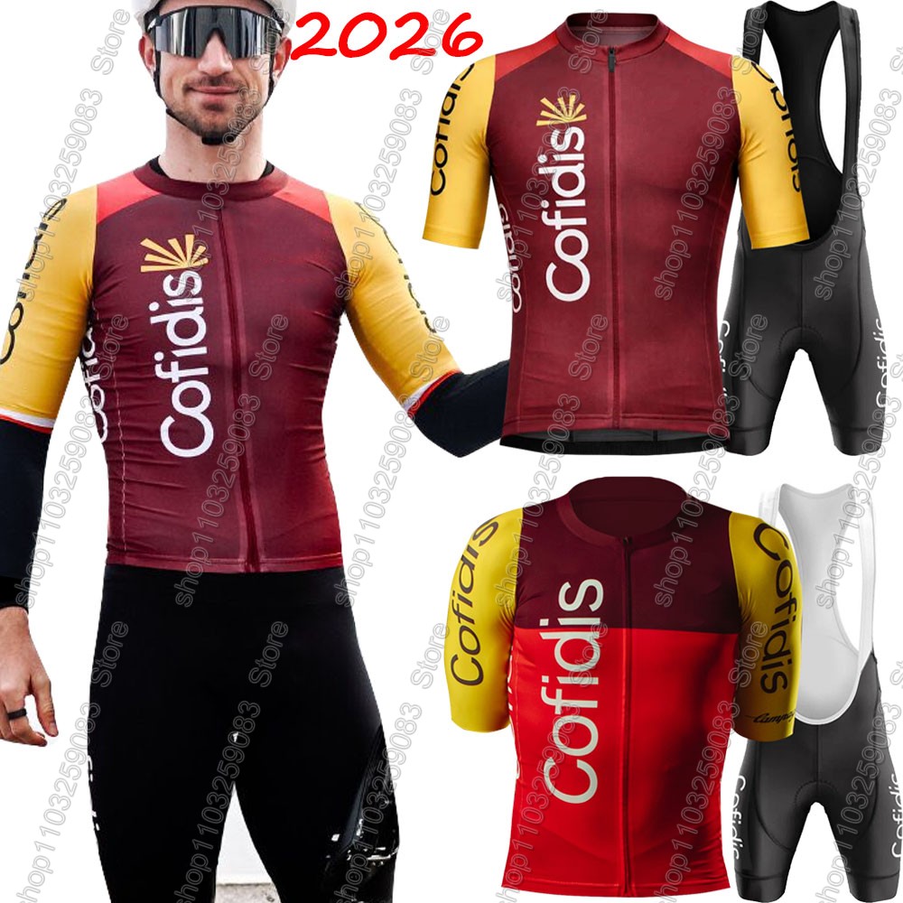 Padded Cycling Shorts - Zestaw kolarski Cofidis Team 2026 Francja