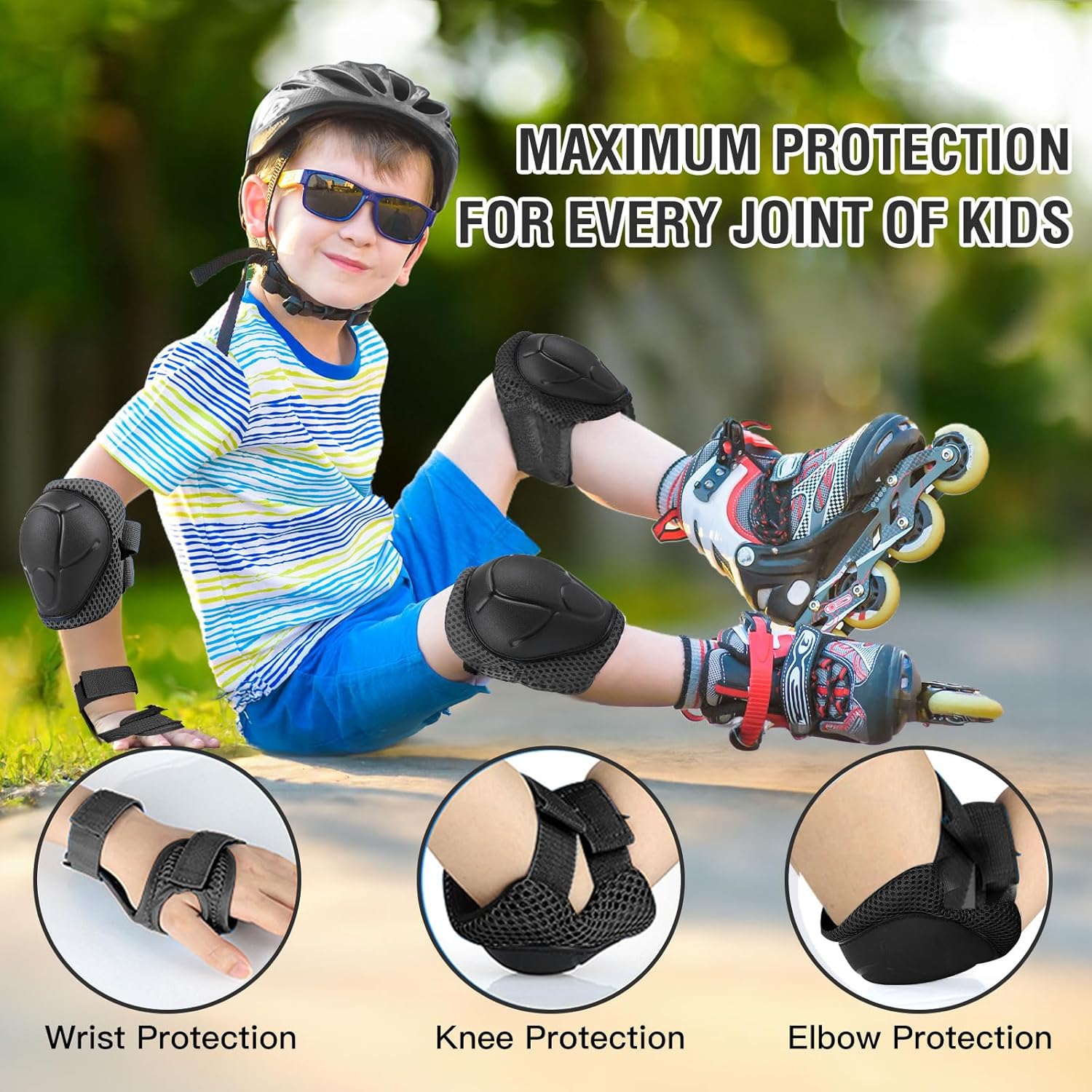 6-częściowy zestaw ochraniaczy – Cycling Protective Gear For Kids recenzja i cena