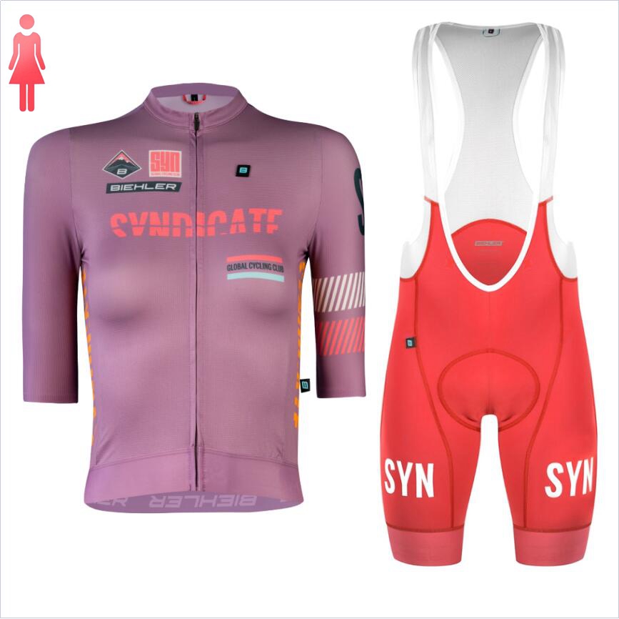 SYN Purple short sleeve Jersey – Cycling Gear Women Sale recenzja i cena