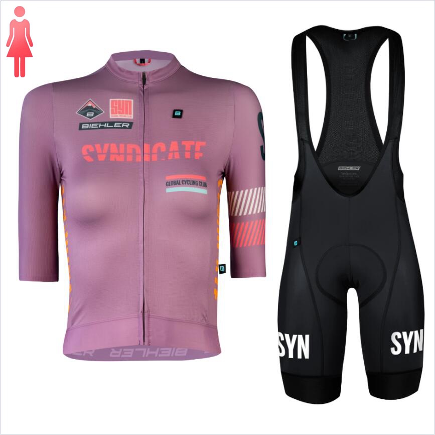 SYN Purple short sleeve Jersey – Cycling Gear Women Sale recenzja i cena