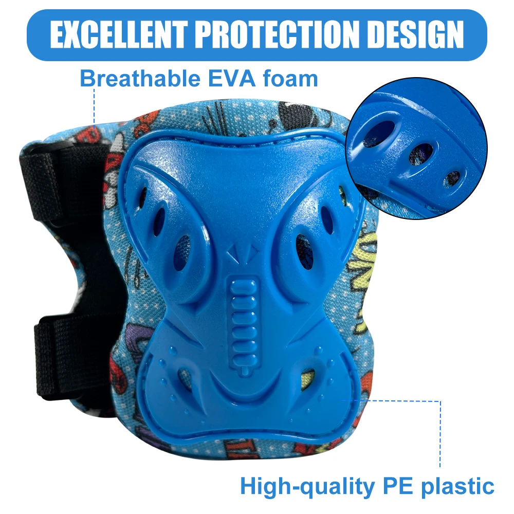 6 szt. Ochraniacze na kolana i – Cycling Protective Gear For Kids recenzja i cena