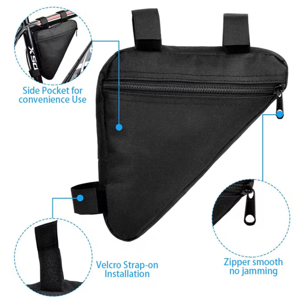 Torba rowerowa trójkątna PINMO – Cycling Gear Pouch recenzja i cena